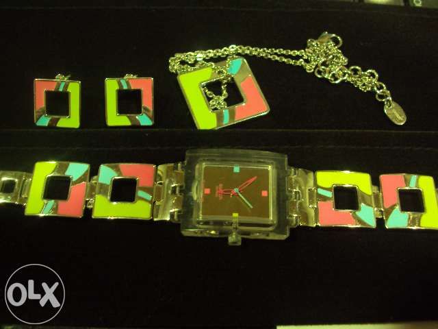 Conjunto Swatch Bijoux