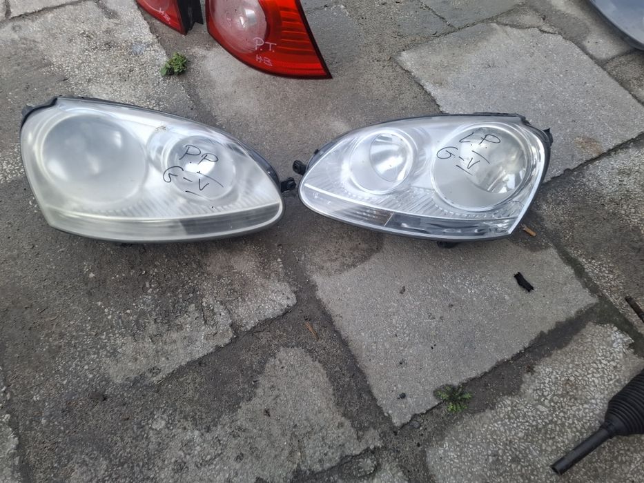 Lampy przód komplet volkswagen Golf 5 Golf V komplet