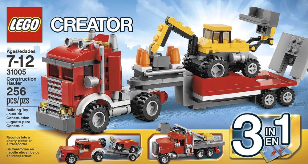 Lego Creator 6743, 31005, 31022, 31071 e 31100