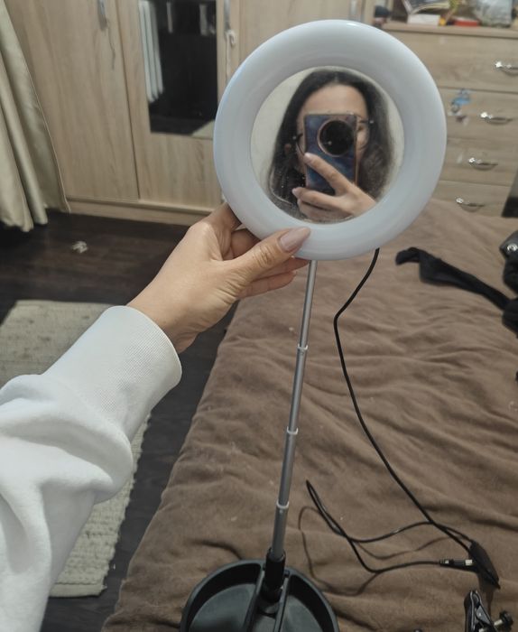 Селфі лампа кругла для фото