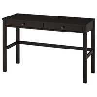 HEMNES Biurko z 2 szufladami, czarnobrąz, 120x47cm 103.632.17