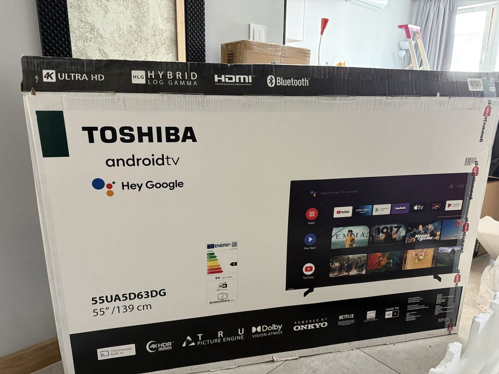 Toshiba Telewizor LED 55 cali 55UA5D63DG