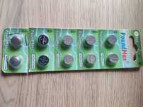 10 Pilhas alcalinas de botão LR44 1,5V