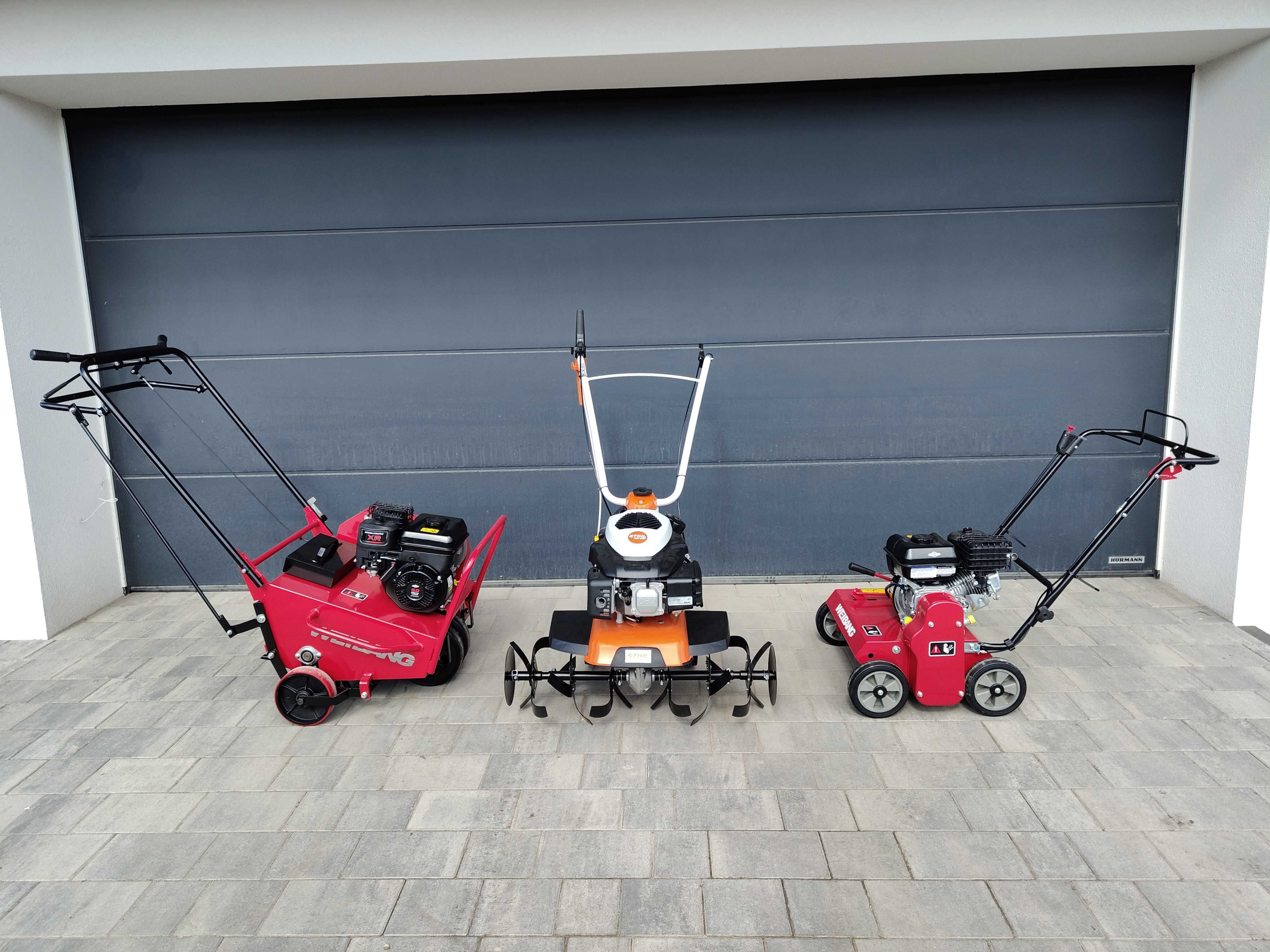 Aerator, Wertykulator, Glebogryzarka, Posypywarka