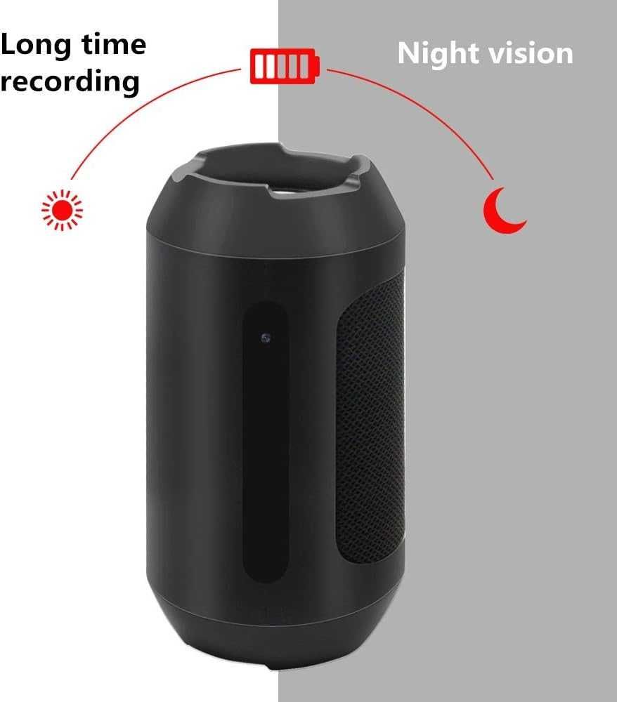 Głośnik Bluetooth  Z Ukrytą Kamerą Bezpieczeństwa 1080P Monitorowanie