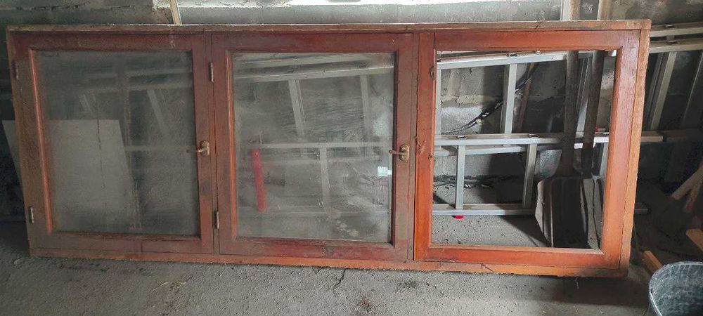 Вікно віконна рама для вікна дерев'яна 219*84*14 вікно деревяне окно