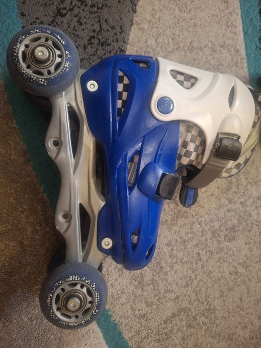 Wrotki dziecięce – regulowane, stan dobry