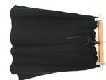 Czarna lniana spódnica do kolan H&M XS