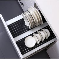 Органайзер для крышек посуды телескопический держатель для крышек