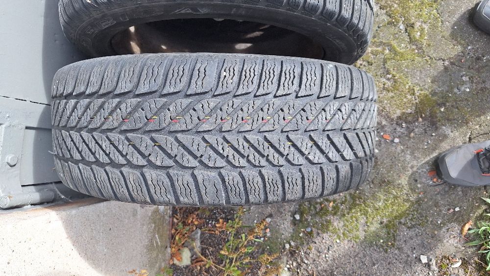 Felga stalowa Opel  6.5" x 16" 5x110 ET 37 z oponami zimowymi x4