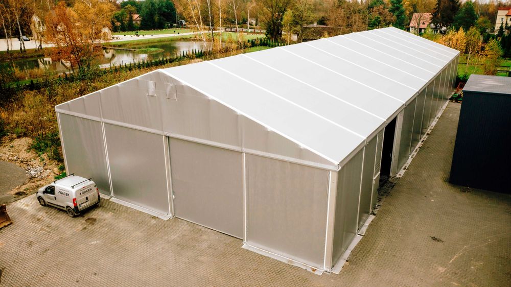 Hala namiotowa 15x22m magazyn sprzedam 15x22x4,5m producent EWENTA