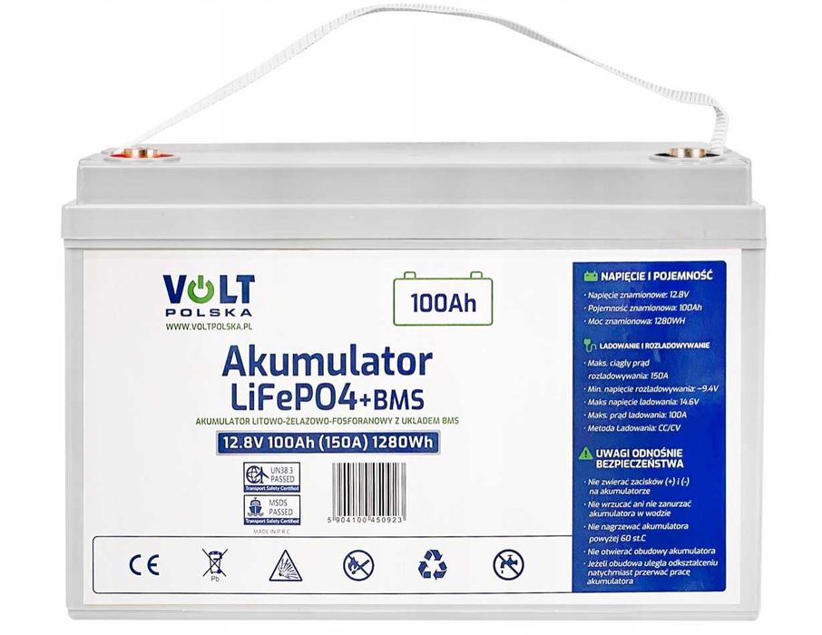 Акумулятори VOLT POLSKA LiFePO4 12-24V 100-400ah