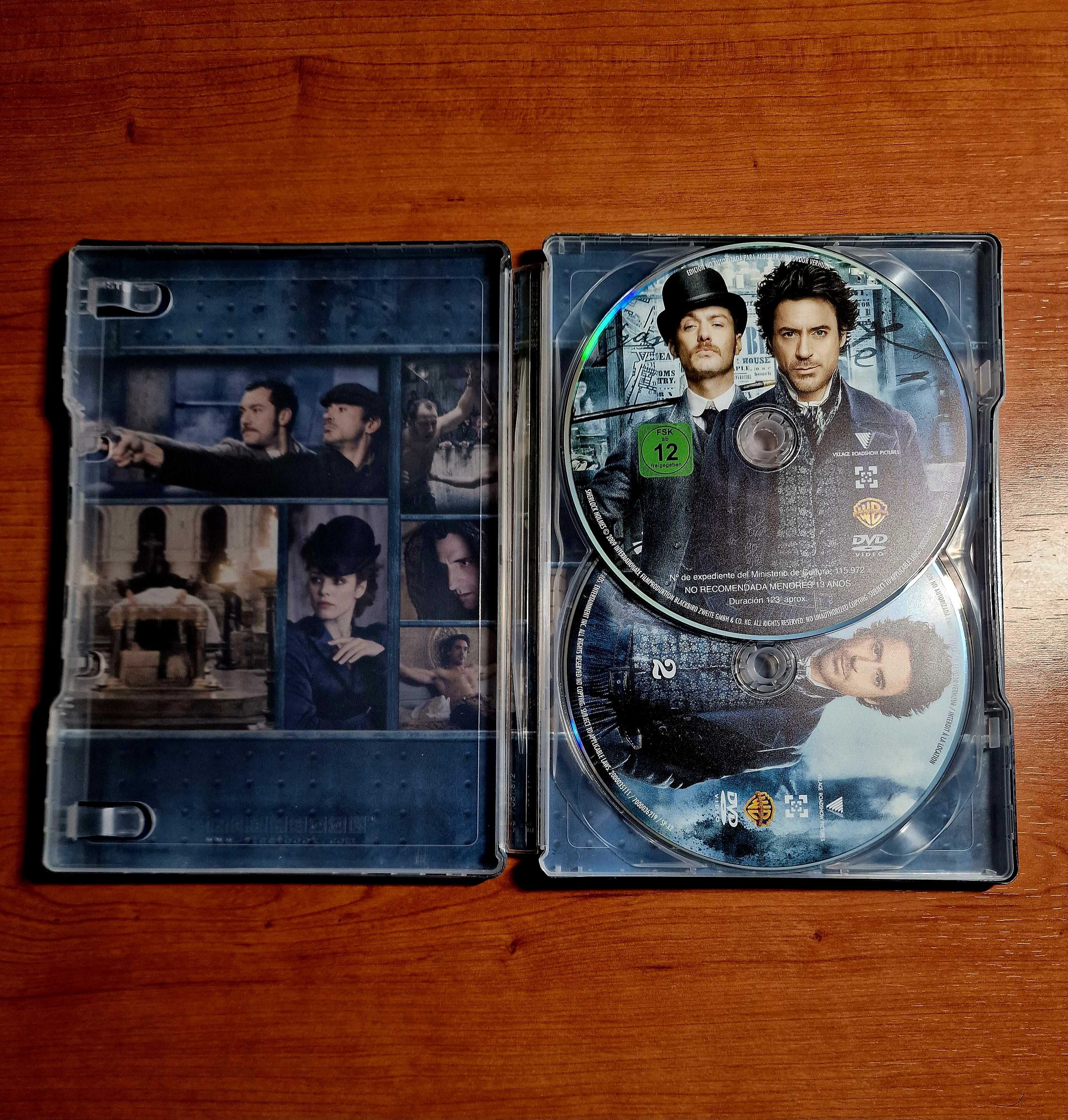 SHERLOCK HOLMES Ed.Especial 2dvds SteelBook (Robert Downey Jr/Jude Law