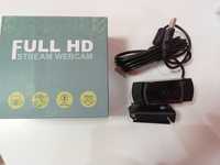 Веб-камера Full HD 1080P/720P с микрофоном, стеклянный объектив, USB