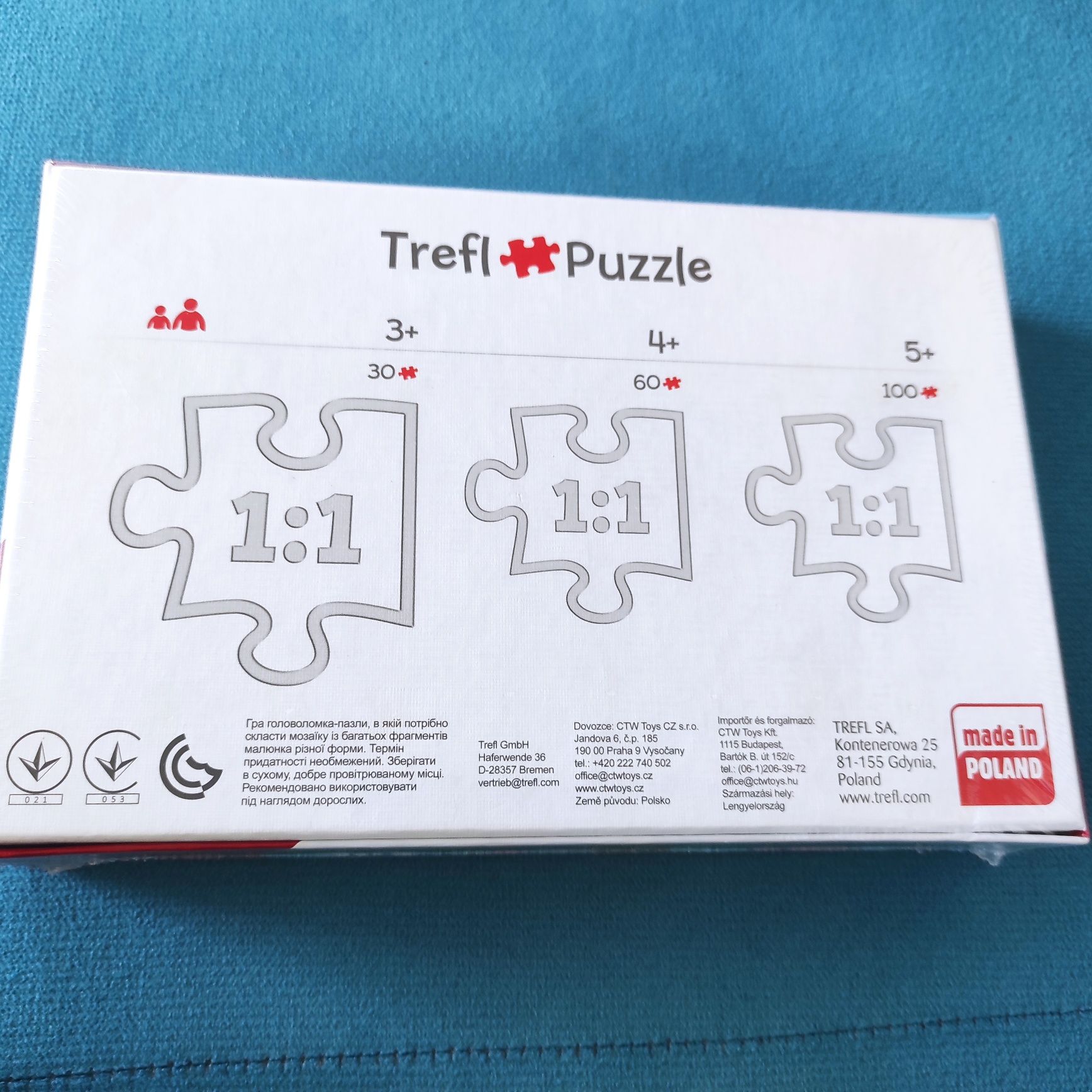 Puzzle podłogowe miękkie, +6miesiecy