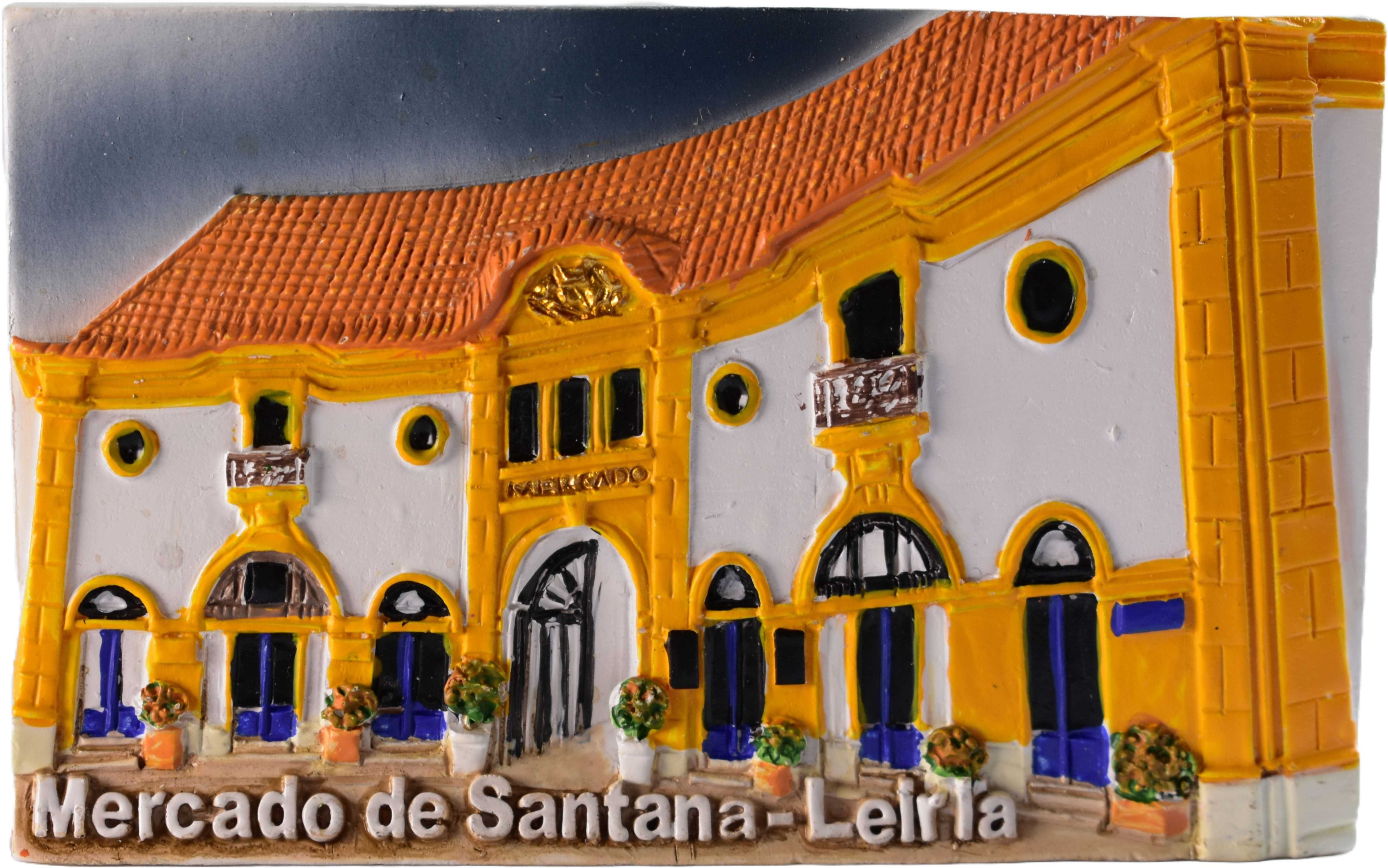 Mercado de Santana - Íman de frigorífico esculpido e pintado à mão