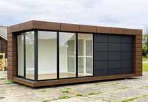 Domek modułowy / pawilon biurowy 7.4m x 3.2m