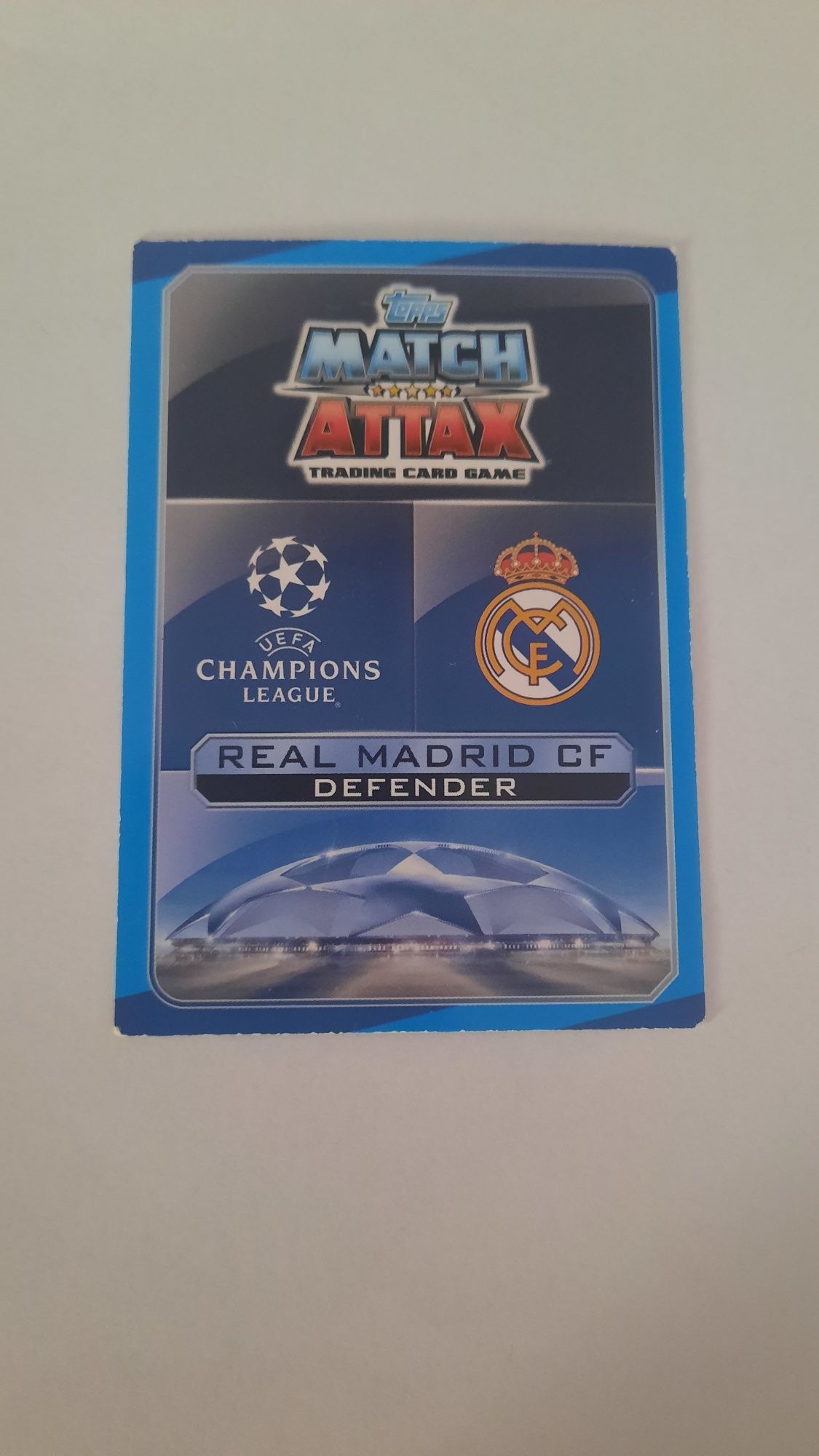 Karta piłkarska Match Attax defensive Duo Dani Carvajal i Marcelo