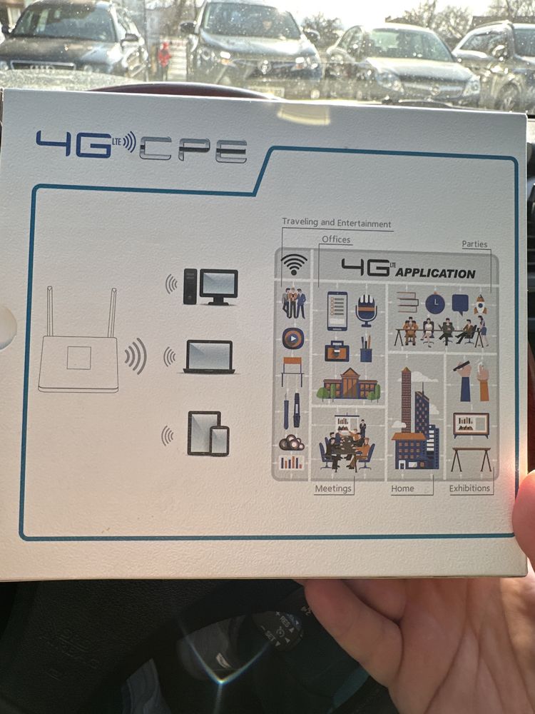 4G роутер WiFi - SIM card от power bank новый