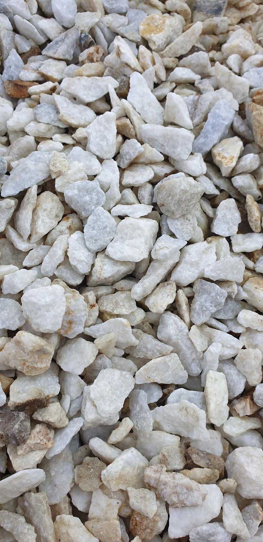 Grys Crystal white 8-16 Kamienie ogrodowe dekoracyjne ozdobne