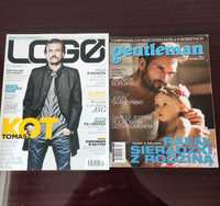 Męskie magazyny Logo i Gentleman