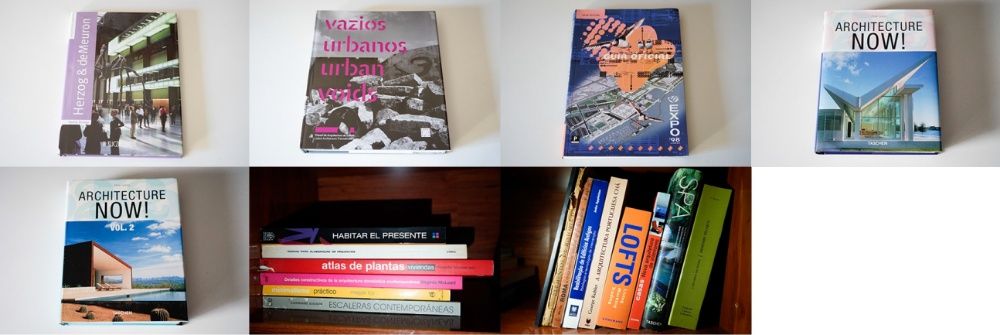 Livros de Arquitectura - Siza, Souto, Carrilho, Herzog, El Croquis