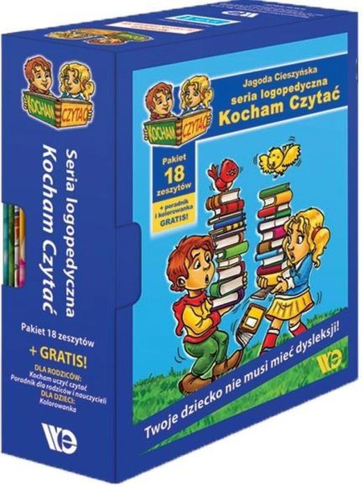 Kocham czytać. Pakiet 18 zeszytów (1-18) niebieski Jagoda Cieszyńska