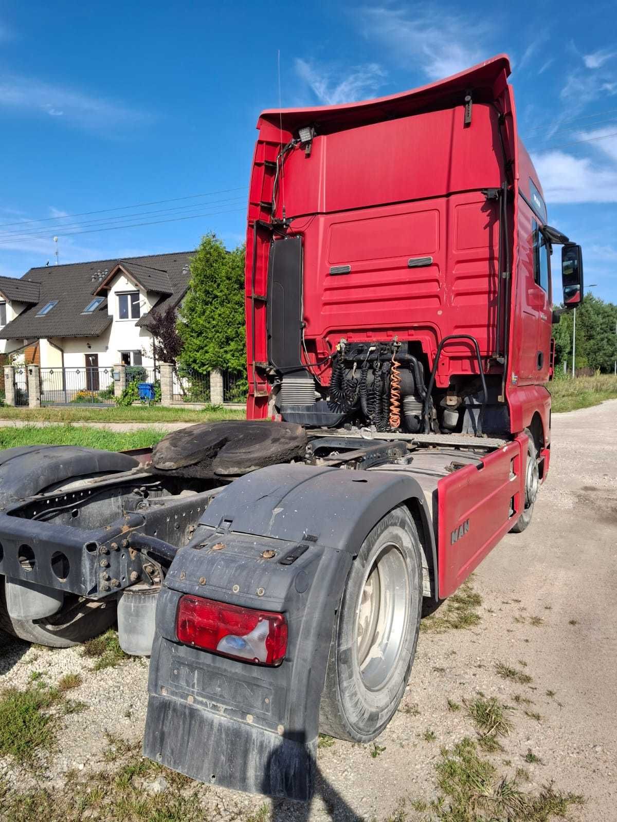 Man tgx hydraulika uszkodzony
