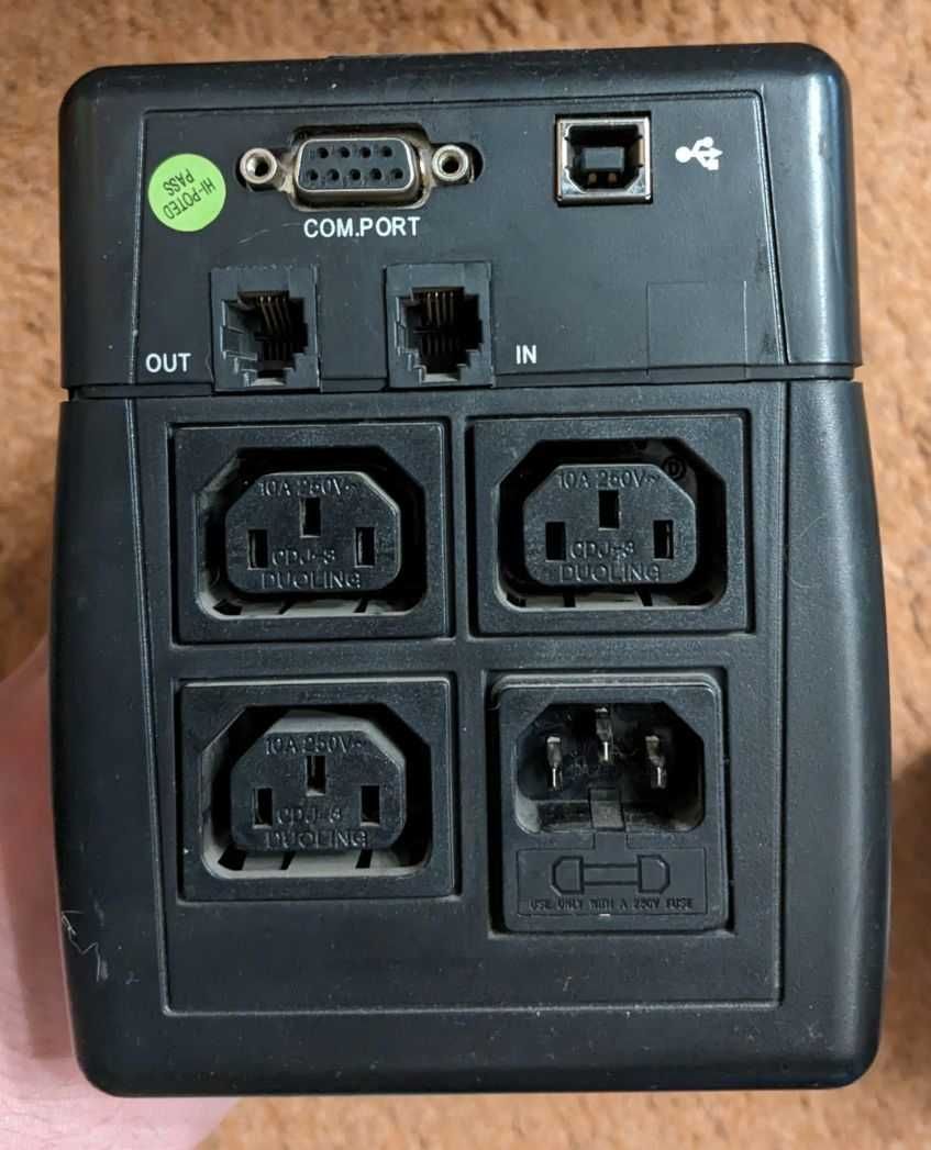 Источник бесперебойного электропитания Mustek PowerMust 600 USB с АКБ