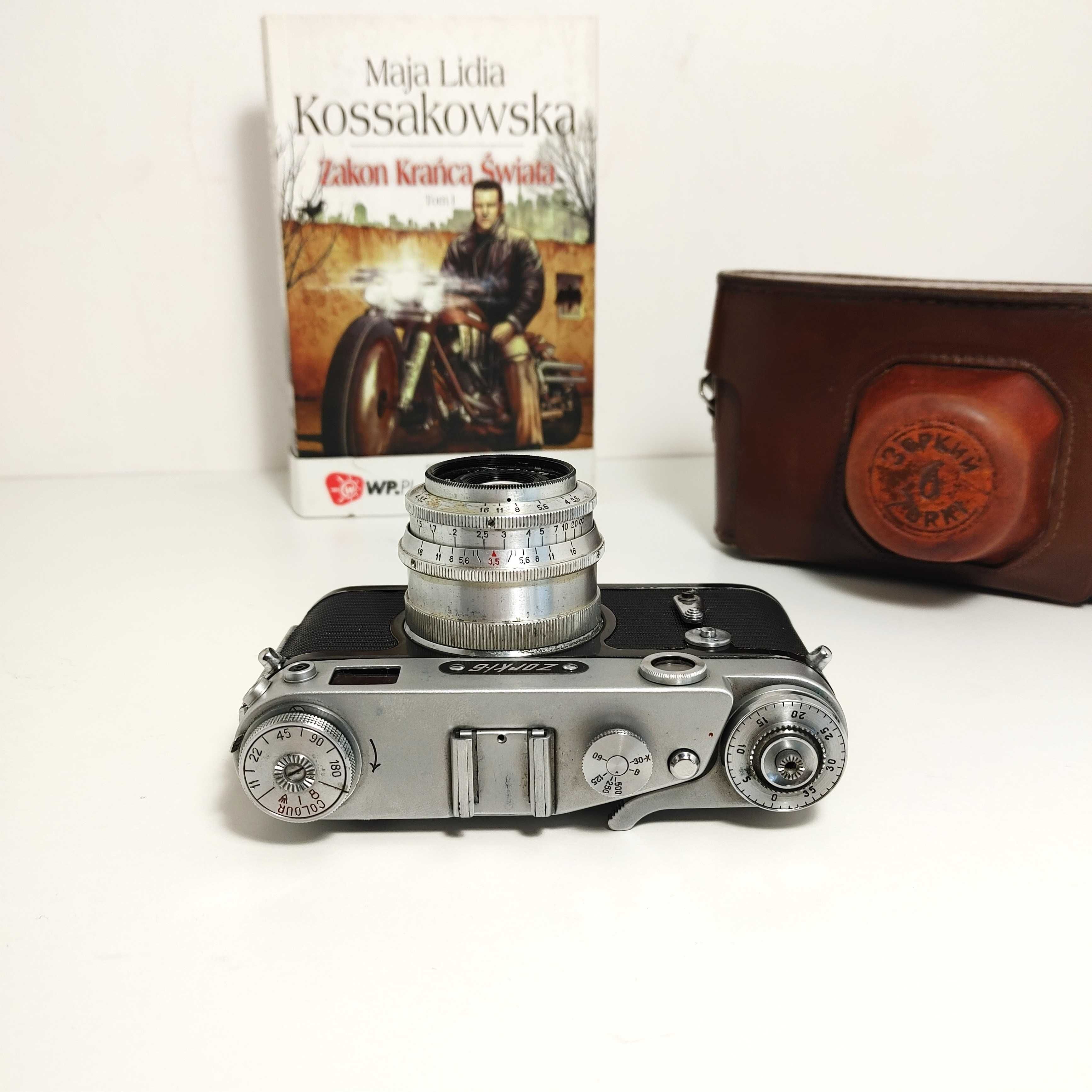 Analogowy aparat dalmierzowy ZORKI 6 Indrustar-50 3,5 50mm RETRO 1959r