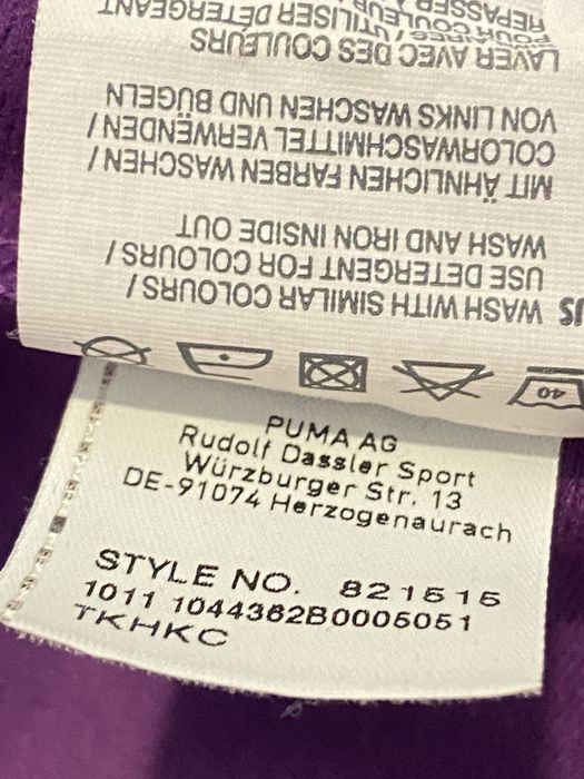 Puma rozm S/ 36 damska bluza bluzka na zamek fioletowa z Kanady