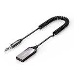 Ugreen odbiornik dźwięku Bluetooth 5.3 kabel USB adapter audio AUX jac