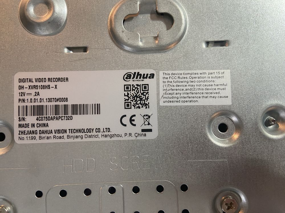 Gravador de camaras de vigilancia DH - XVR5108HS -X