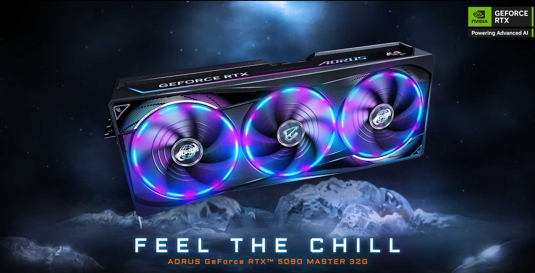 Gráfica AORUS GeForce RTX™ 5090 MASTER 32G GV-N5090AORUS 32Gb - SELADO