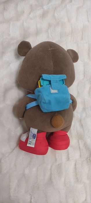 2 misie interaktywne grające Fisher Price i Chicco