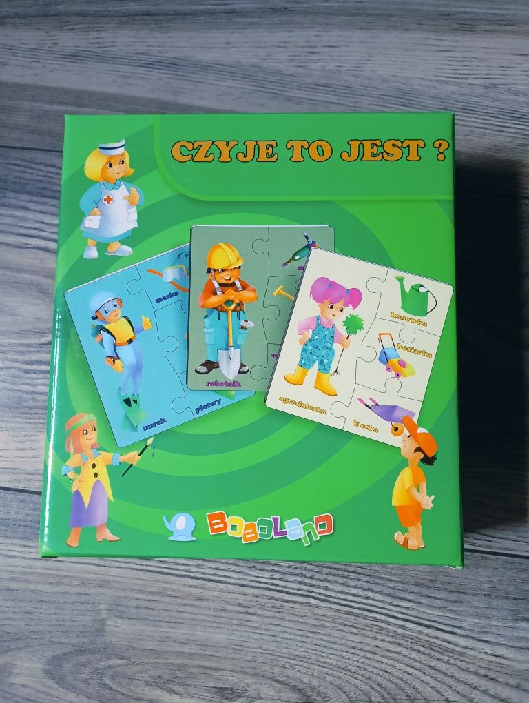 Układanka dla dzieci "czyje to jest?"
