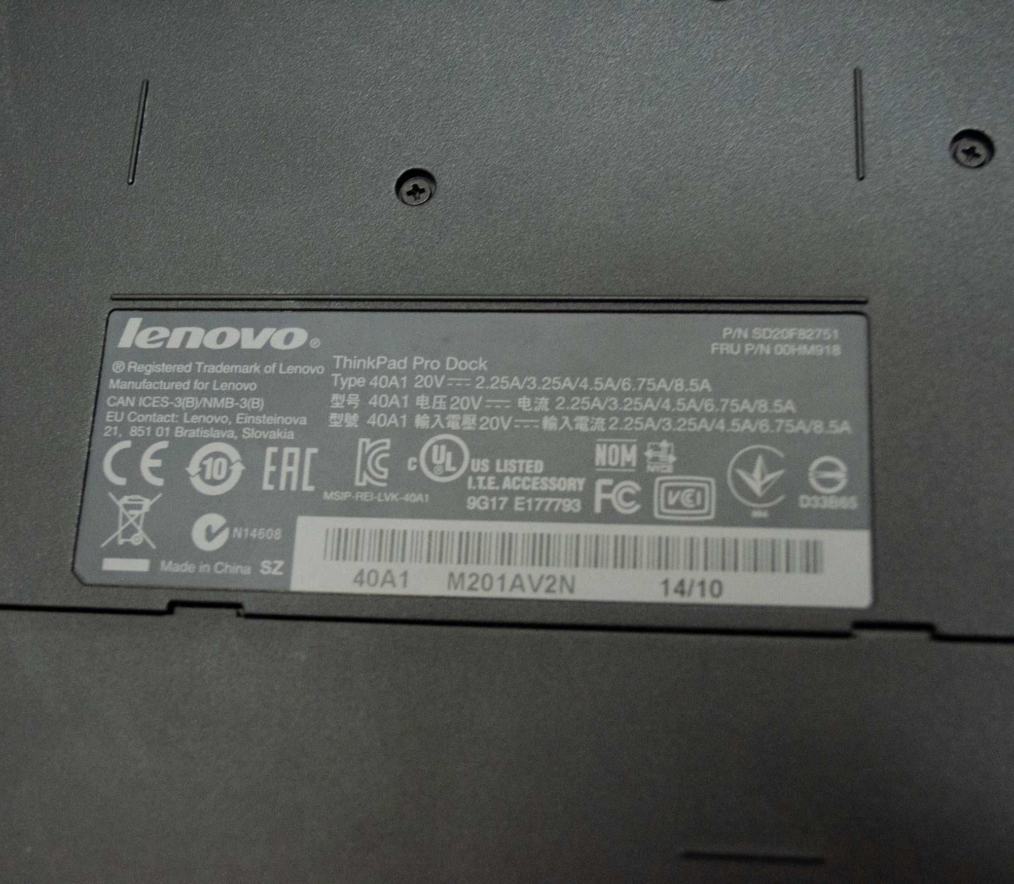 Подставка под ноутбук (Док-станция) Lenovo 40A2. Гарантия.