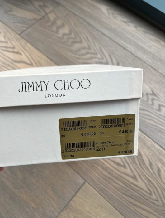 Jimmy Choo klasyczne szpilki szpic ze zdobionym szpicem oliwkowe