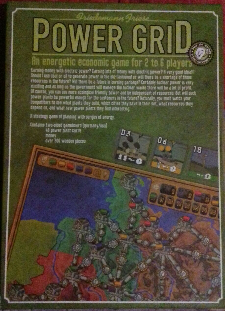 "Power Grid" настольная игра
