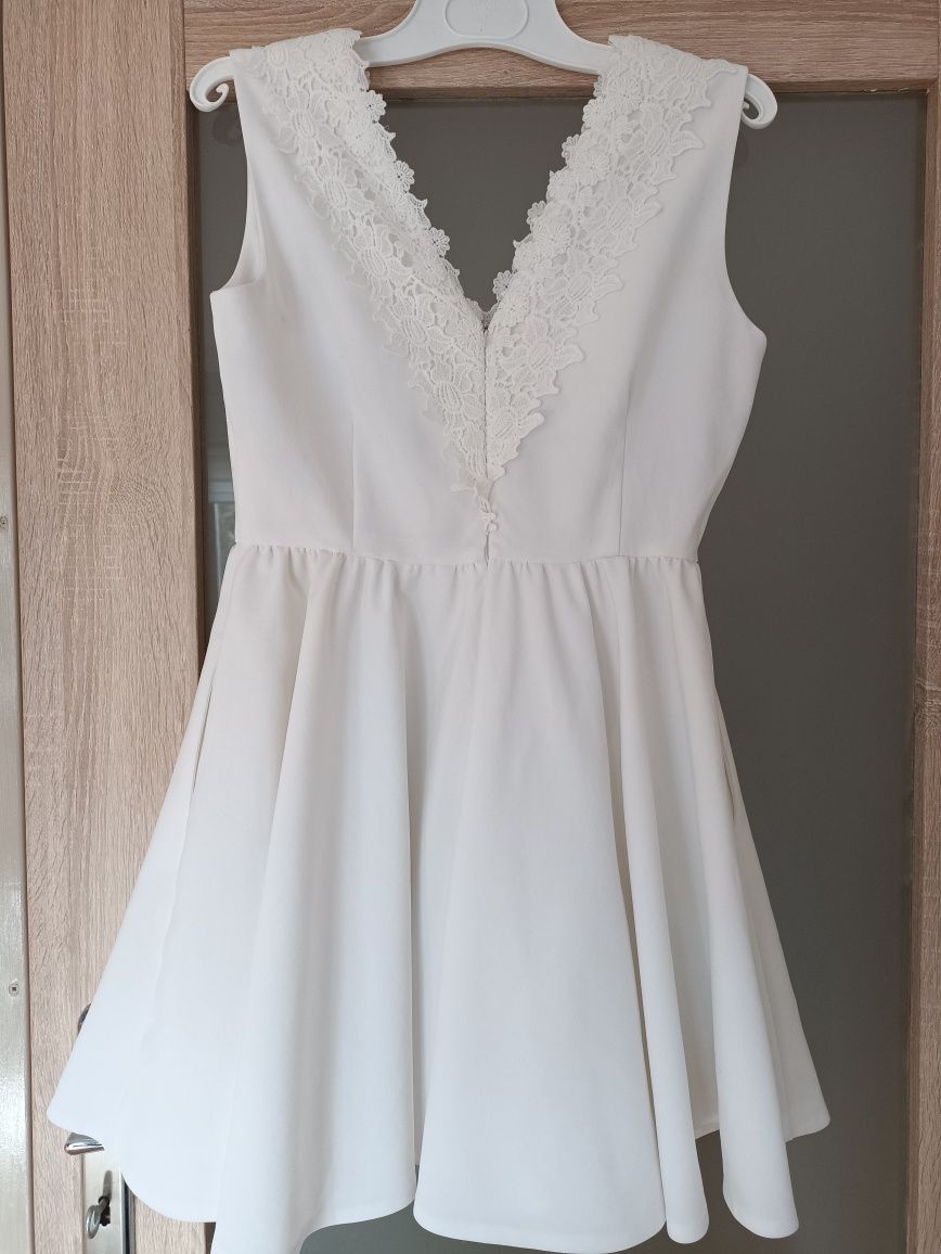 Sukienka biała L