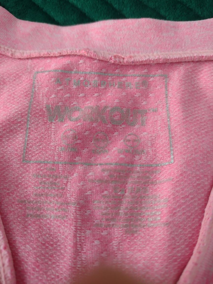 Koszulka sportowa różowa Atmosphere workout 36/ S