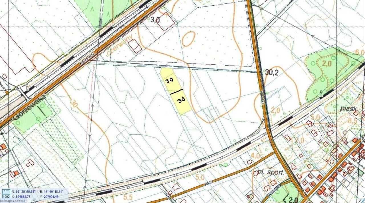 Sprzedam Działkę  30 arów (3000m2)