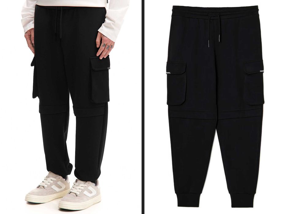 Штани джогери чоловічі Cropp чорні утеплені нові, розмір S,M,L,XL,XXL