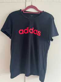 Adidas niebieski granatowy T-shirt 38 M