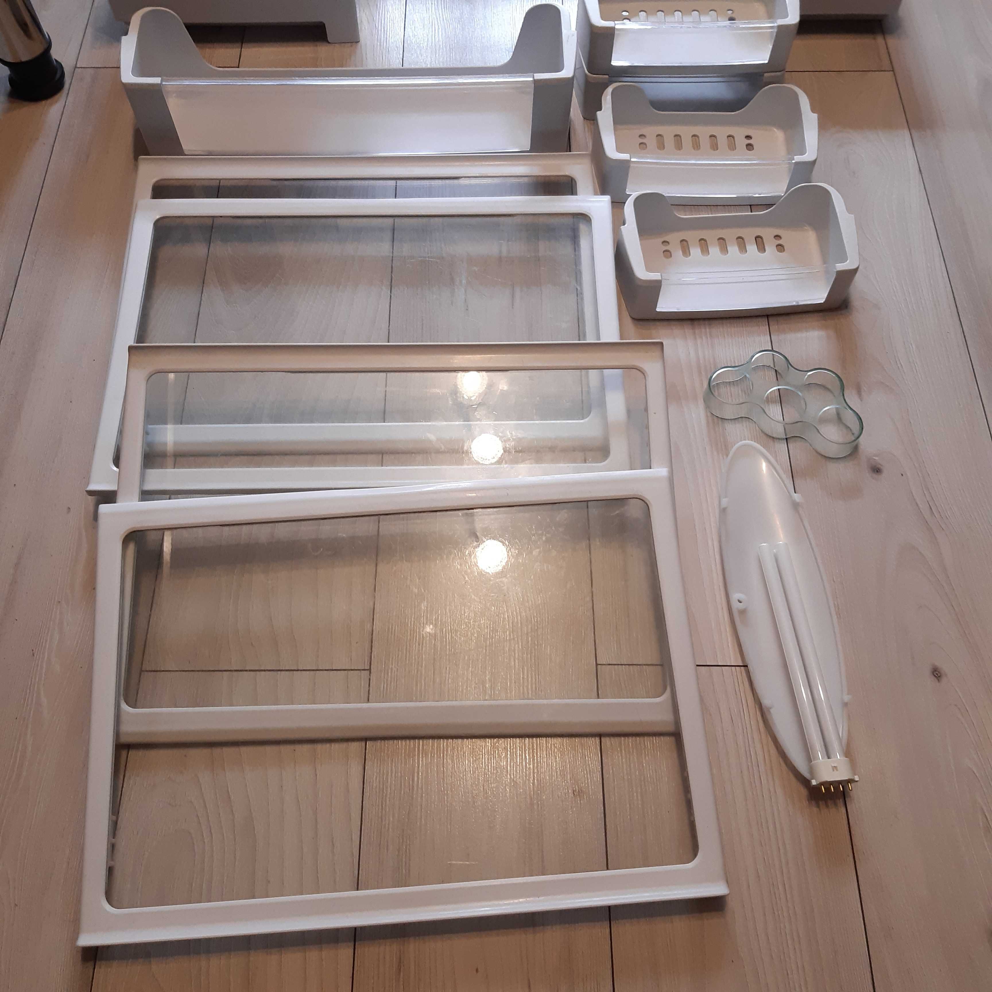 Komplet półek ,szuflad, balkoników, do lodówki Samsung RL36EBNS