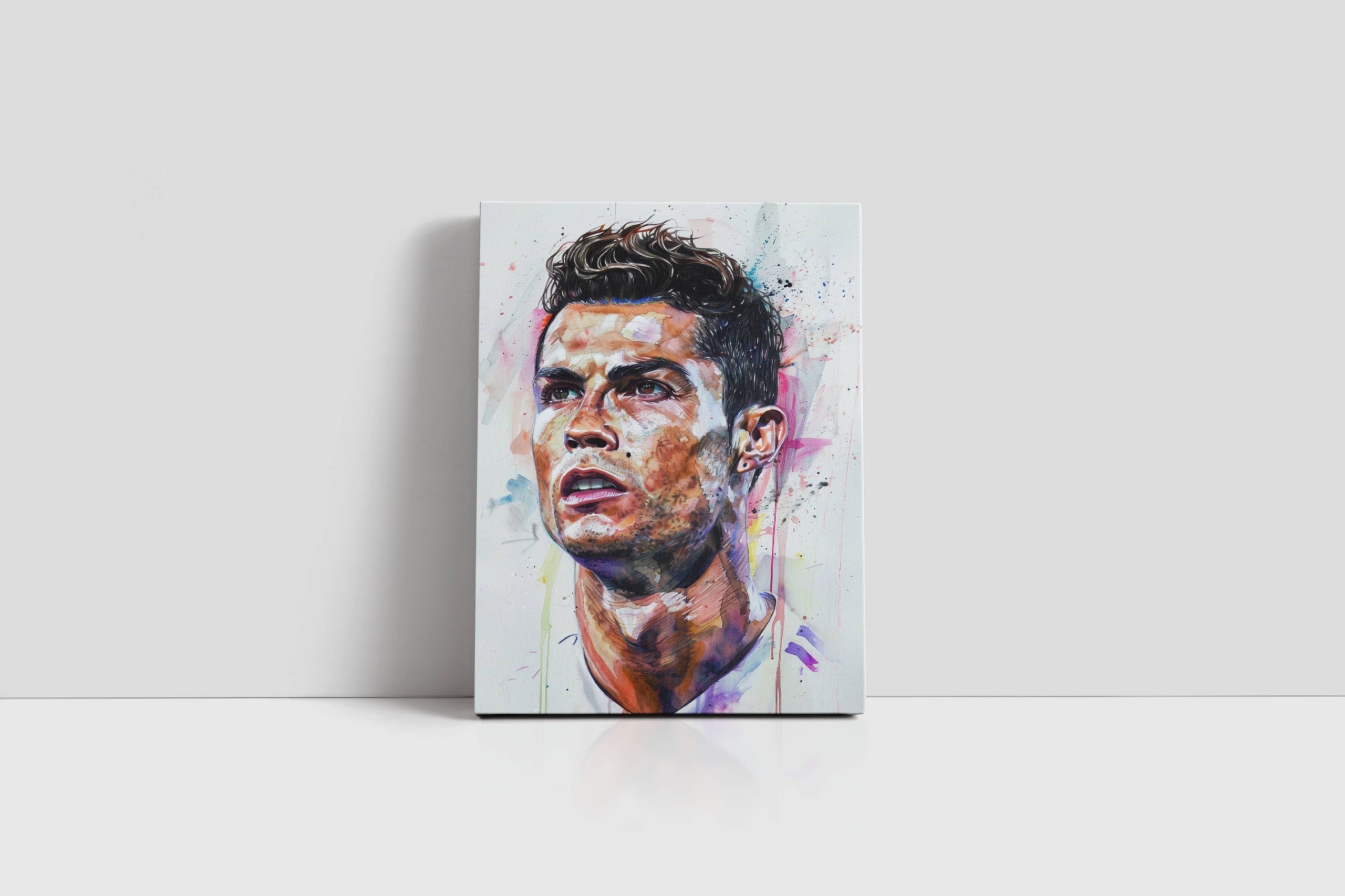 Obraz na płótnie Cristiano Ronaldo CR7 w nowoczesnym stylu 30x40