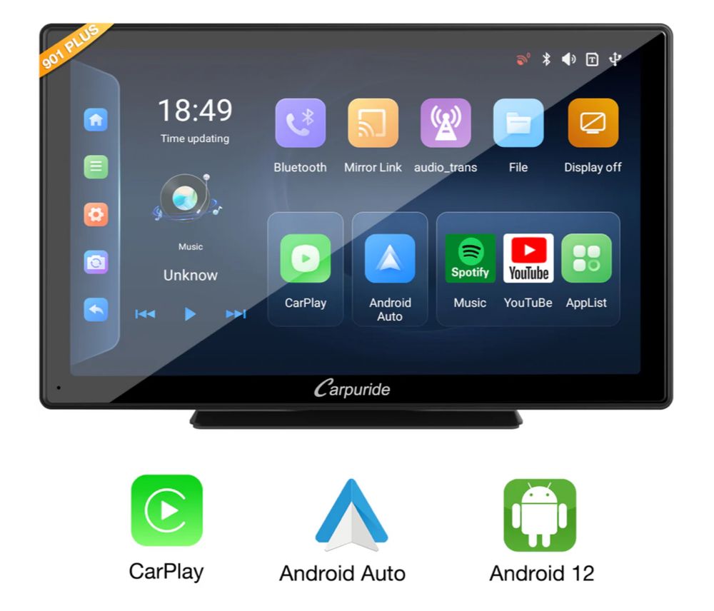 Carpuride W901 Plus 9cali Android Carplay