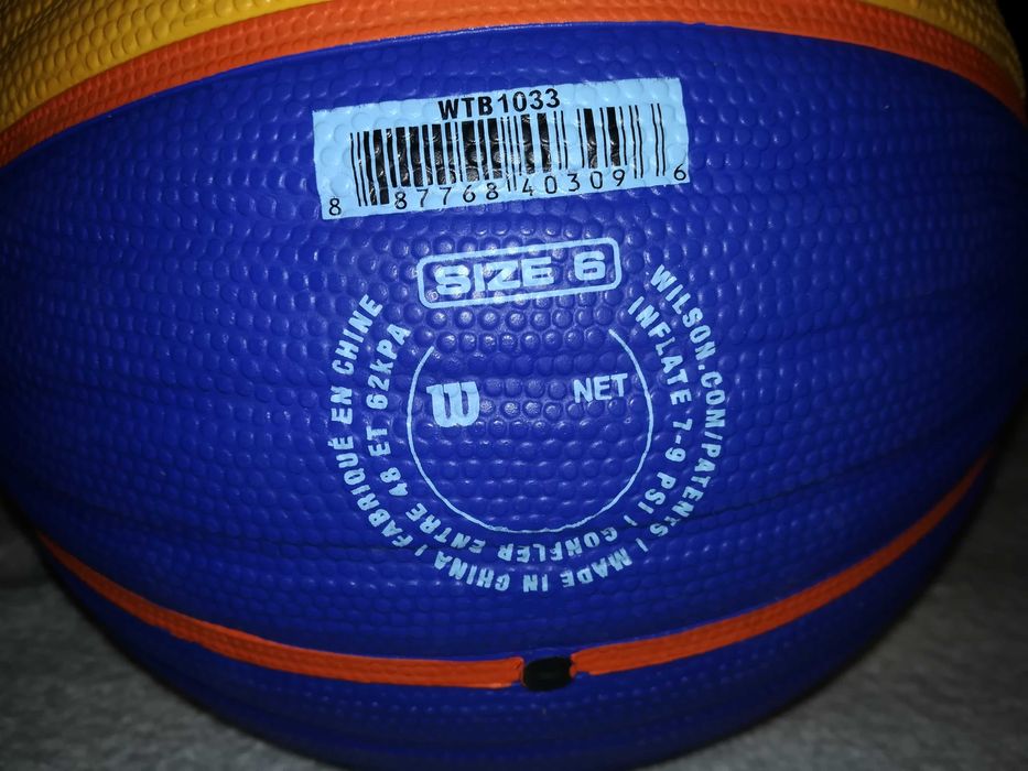 bola de basquetebol wilson fiba 3x3 replica ball oficial (nova)
