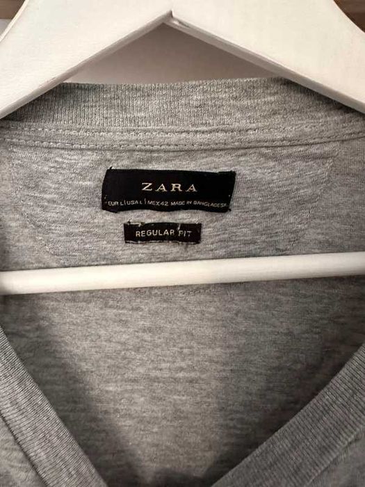 T-shirt Zara – Cinzenta – L