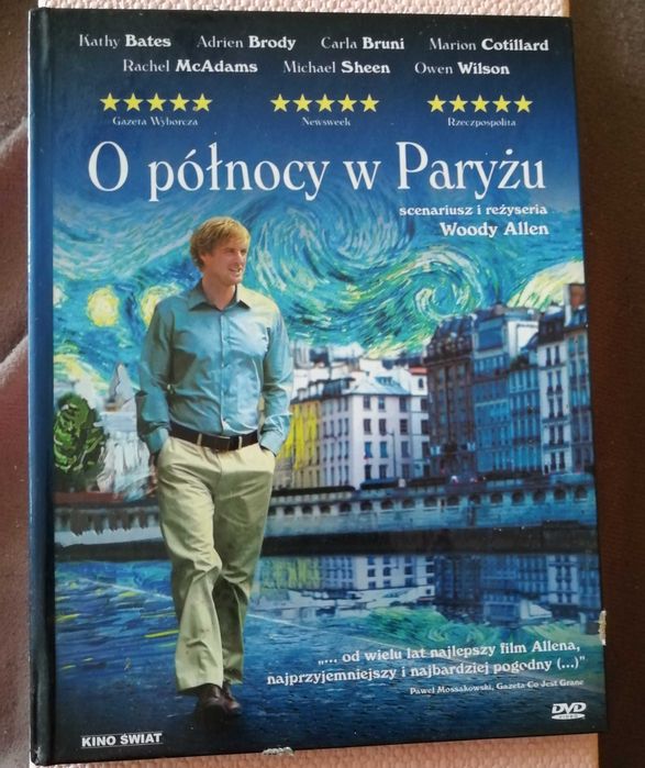 O Północy w Paryżu DVD Brodi Bruni Sheen reż Woody Allen lektor polski